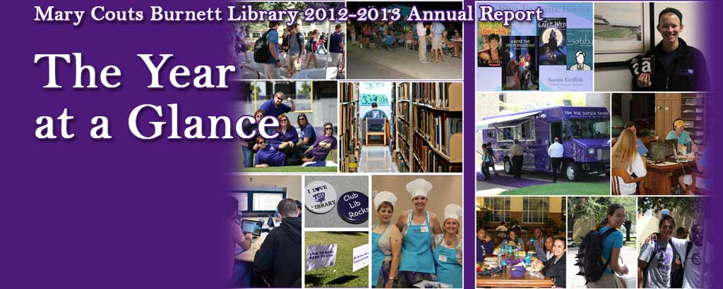 The Year at a Glance | MCB Library 2012-2013 Annual Report