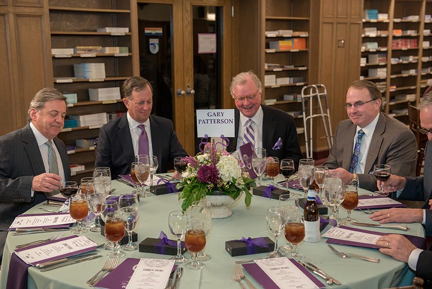 Coach Gary Patterson's table.
